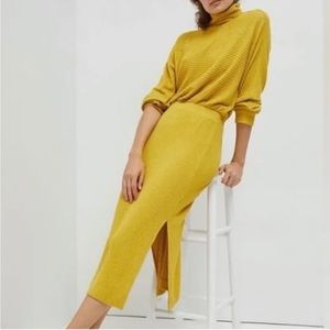 NWT Anthropologie Yellow Dress - NEVER WORN - Size Medium